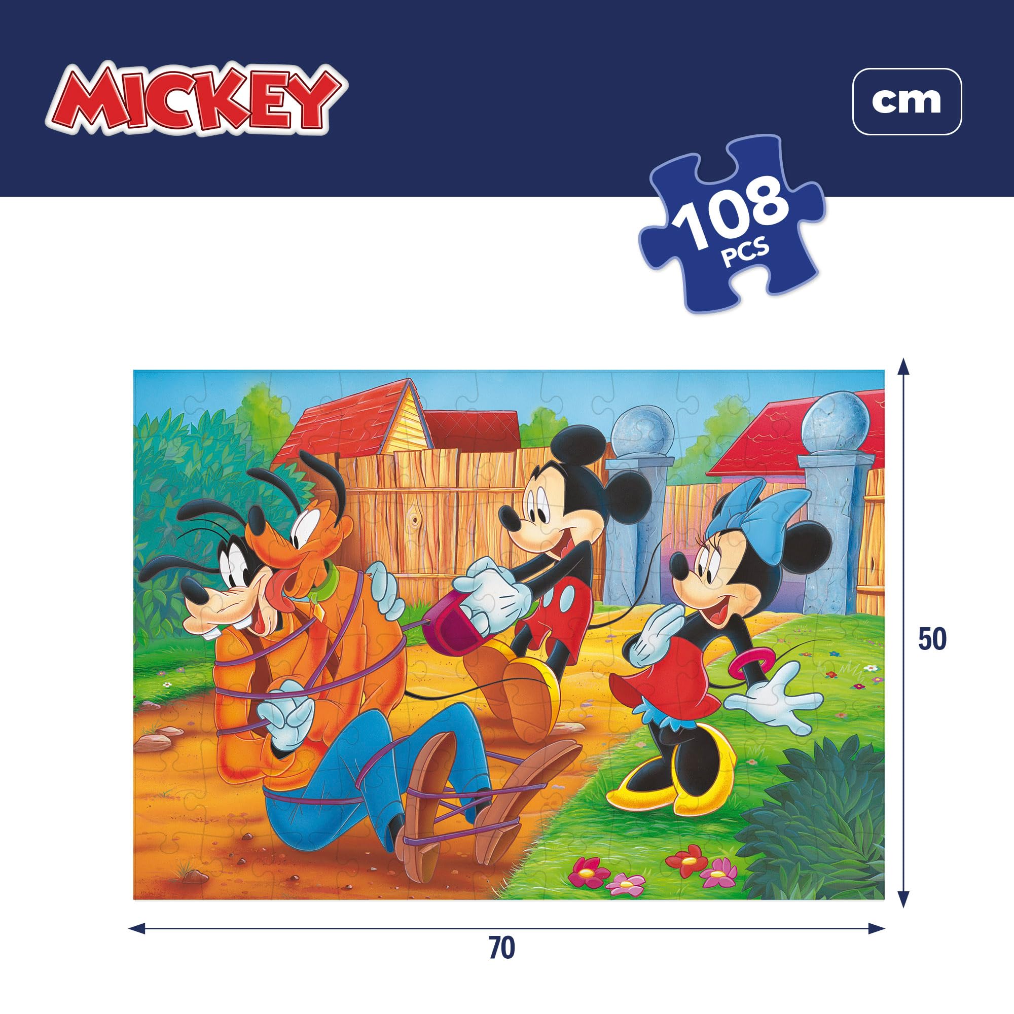 Amazon.com: Disney 31740 Puzzle Df Supermaxi Mickey My Friends